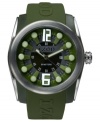 A luminous sport watch from Izod in bold green colors.