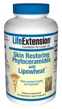 Life Extension Skin Restoring Ceramides w/ Lipowheat 30 caps Life Extension Skin Restoring Ceramides w/ Lipowheat 30 caps