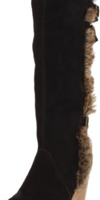 Naughty Monkey Women's Rabbit Heart Wedge Boot Naughty Monkey Women's Rabbit Heart Wedge Boot