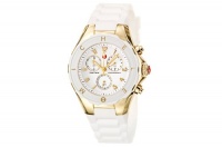 Michele Women's MWW12F000006 Tahitian Large Jelly Bean White Dial Watch Michele Women's MWW12F000006 Tahitian Large Jelly Bean White Dial Watch