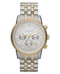 A chronograph watch that defines the gentleman who wears it, by Michael Kors. A chronograph watch that defines the gentleman who wears it, by Michael Kors.