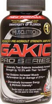 Muscletech Gakic Pro Series 128 Capsules Muscletech Gakic Pro Series 128 Capsules