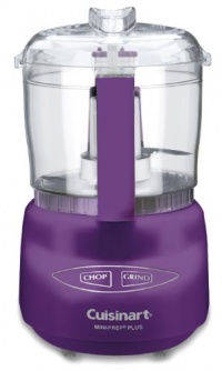 Cuisinart DLC-2ADP Mini-Prep Plus Food Processor, Dark Purple Cuisinart DLC-2ADP Mini-Prep Plus Food Processor, Dark Purple