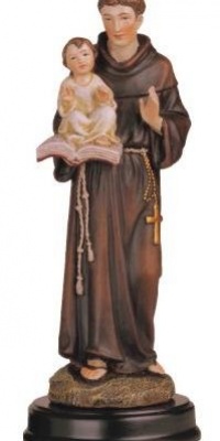5 Inch Saint Anthony Holy Figurine Religious Decoration Statue Decor 5 Inch Saint Anthony Holy Figurine Religious Decoration Statue Decor