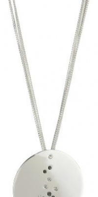 Kenneth Cole New York Modern Ombre Shiny Silver Long Pendant Necklace Kenneth Cole New York Modern Ombre Shiny Silver Long Pendant Necklace