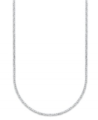 Add a touch of luxury with a simple chain. Giani Bernini's sparkle necklace is crafted in sterling silver. Approximate length: 18 inches. Add a touch of luxury with a simple chain. Giani Bernini's sparkle necklace is crafted in sterling silver. Approximate length: 18 inches.