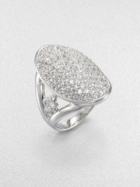 From the Soho Collection. A statement piece with pavé white sapphires set in sterling silver. Sterling silverWhite sapphiresImported From the Soho Collection. A statement piece with pavé white sapphires set in sterling silver. Sterling silverWhite sapphiresImported