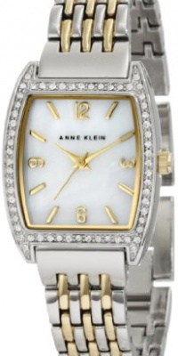 Anne Klein Women's 10/9727MPTT Swarovski Crystal Accented Two-Tone Bracelet Watch Anne Klein Women's 10/9727MPTT Swarovski Crystal Accented Two-Tone Bracelet Watch