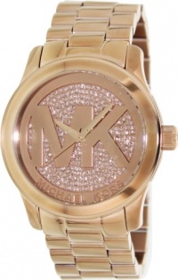 Michael Kors Oversized Rose Golden Runway 3-Hand Glitz Women's watch #MK5661 Michael Kors Oversized Rose Golden Runway 3-Hand Glitz Women's watch #MK5661