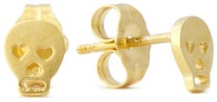 Dogeared Jewels and Gifts It's the Little Things Gold-Plated Sterling Silver Skull Post Earrings Dogeared Jewels and Gifts It's the Little Things Gold-Plated Sterling Silver Skull Post Earrings