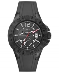 Make time for play this season with this masculine sport watch from GUESS. Make time for play this season with this masculine sport watch from GUESS.