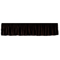 Baby Basics Valance in Chocolate Minky Baby Basics Valance in Chocolate Minky