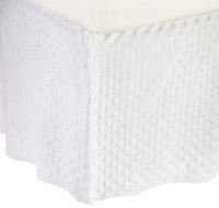 American Baby Company Heavenly Soft Minky Dot Tailored Crib Skirt, White American Baby Company Heavenly Soft Minky Dot Tailored Crib Skirt, White