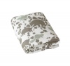 DwellStudio Fitted Crib Sheet, Woodland Tumble Mocha