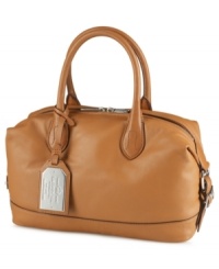 Chic, compact and perennially elegant, this satchel design from Lauren by Ralph Lauren is an absolute essential. Crafted from supple leather with equestrian-inspired hardware, it pairs perfectly with your work or weekend wardrobe. Chic, compact and perennially elegant, this satchel design from Lauren by Ralph Lauren is an absolute essential. Crafted from supple leather with equestrian-inspired hardware, it pairs perfectly with your work or weekend wardrobe.