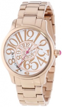Betsey Johnson Women's BJ00233-03 Analog Rose Gold Tone Stainless Steel Case Watch Betsey Johnson Women's BJ00233-03 Analog Rose Gold Tone Stainless Steel Case Watch