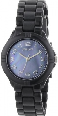 Sprout Women's ST4008JMBK Eco-Friendly Black Corn Resin Bracelet Watch Sprout Women's ST4008JMBK Eco-Friendly Black Corn Resin Bracelet Watch