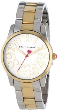 Betsey Johnson Women's BJ00238-01 Analog Two-Toned Case and Bracelet Watch Betsey Johnson Women's BJ00238-01 Analog Two-Toned Case and Bracelet Watch