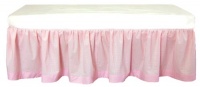 Tadpoles Classic Gingham Crib Skirt - Pink Tadpoles Classic Gingham Crib Skirt - Pink