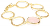 Coralia Leets Jewelry Design Riviera Collection 20mm Plain Link Bracelet Rose Quartz Coralia Leets Jewelry Design Riviera Collection 20mm Plain Link Bracelet Rose Quartz