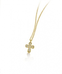 Meira T 14K Yellow Gold & Diamond Delicate Cross Necklace Meira T 14K Yellow Gold & Diamond Delicate Cross Necklace