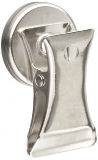 Chrome Plated Magnet Base With Clip, 1 Diameter (Pack of 2) Chrome Plated Magnet Base With Clip, 1 Diameter (Pack of 2)