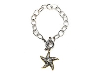 Star Charm Sterling Silver Bracelet by Effy Collection LIFETIME WARRANTY