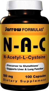 Jarrow Formulas N-A-C (N-Acetyl-L-Cysteine), 500mg, 100 Capsules