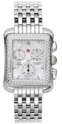 Michele Woman's MWW06Q000001 Deco Moderne Stainless Steel Bracelet Watch Michele Woman's MWW06Q000001 Deco Moderne Stainless Steel Bracelet Watch