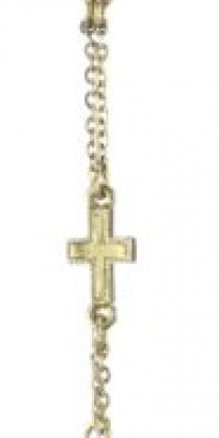 The Vatican Library Collection Gold-Tone Crystal Trinity Drop Necklace The Vatican Library Collection Gold-Tone Crystal Trinity Drop Necklace