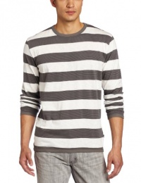 French Connection Men's Spain Stripe Long Sleeve Crew Neck T-Shirt French Connection Men's Spain Stripe Long Sleeve Crew Neck T-Shirt
