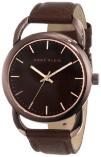 Anne Klein Women's 10/9927BNBN Brown Ion-Plated Brown Leather Strap Watch Anne Klein Women's 10/9927BNBN Brown Ion-Plated Brown Leather Strap Watch