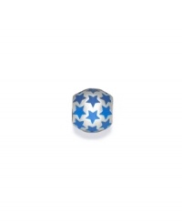 Put a twinkle in your jewelry with a sterling silver bead featuring blue enamel stars. Donatella is a playful collection of charm bracelets and necklaces that can be personalized to suit your style! Available exclusively at Macy's. Put a twinkle in your jewelry with a sterling silver bead featuring blue enamel stars. Donatella is a playful collection of charm bracelets and necklaces that can be personalized to suit your style! Available exclusively at Macy's.