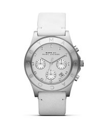 An easy way to make a designer statement, MARC BY MARC JACOBS' stainless steel watch is a label lover's perfect piece. Stack it up with bold bracelets to set it in style. An easy way to make a designer statement, MARC BY MARC JACOBS' stainless steel watch is a label lover's perfect piece. Stack it up with bold bracelets to set it in style.