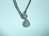 Philippe Charriol 'Flamme Blanche' Collection 18K WG and Diamond Cable Pendant Necklace Philippe Charriol 'Flamme Blanche' Collection 18K WG and Diamond Cable Pendant Necklace
