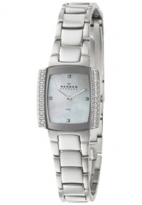 Skagen Women's 688SSX Steel Collection Square Watch Skagen Women's 688SSX Steel Collection Square Watch