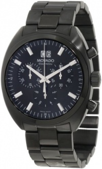 Movado Men's 0606535 Datron Black Chrono Dial w/ White Accents Watch Movado Men's 0606535 Datron Black Chrono Dial w/ White Accents Watch