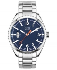 Light a spark to your style with this precise and sophisticated Catalyst watch from esQ Movado. Light a spark to your style with this precise and sophisticated Catalyst watch from esQ Movado.