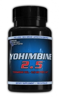 Serious Nutrition Yohimbine 2.5, 100 Count Serious Nutrition Yohimbine 2.5, 100 Count