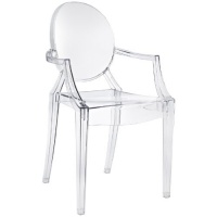 LexMod Philippe Starck Style Louis Ghost Chair in Clear LexMod Philippe Starck Style Louis Ghost Chair in Clear
