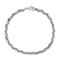 Women's Stainless Steel Rolo Bracelet, 8 Women's Stainless Steel Rolo Bracelet, 8