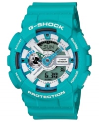 Pair this lively G-Shock watch with a fresh pair of sneakers for a look to call your own. Pair this lively G-Shock watch with a fresh pair of sneakers for a look to call your own.