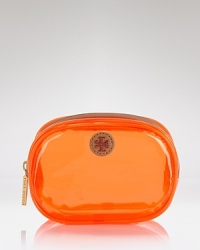Tory Burch has beauty in the bag with this brightly hued cosmetics case. Clearly, it's a cooler way to stow your favorite products. Tory Burch has beauty in the bag with this brightly hued cosmetics case. Clearly, it's a cooler way to stow your favorite products.