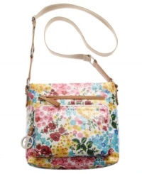 Ideal for the girl-on-the-go. Throw on this coated canvas Giani Bernini crossbody for a chic way to stay organized and stylish. Ideal for the girl-on-the-go. Throw on this coated canvas Giani Bernini crossbody for a chic way to stay organized and stylish.