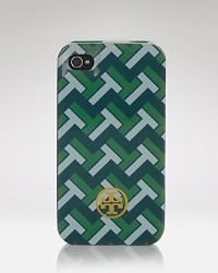 Say hello to Tory Burch with this zig zag iPhone case, crafted of plastic to keep your device looking its very best. Say hello to Tory Burch with this zig zag iPhone case, crafted of plastic to keep your device looking its very best.