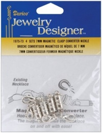 Magnetic Clasps 7mm 2/Pkg: Nickel