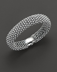 Signature sterling silver caviar oval rope bracelet. Designed by Lagos. Signature sterling silver caviar oval rope bracelet. Designed by Lagos.
