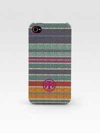 A woven, stripe print design that snaps over your iPhone® for a stylish cover.Plastic2½W X 4¾H X ½DImportedPlease note: iPhone® not included. A woven, stripe print design that snaps over your iPhone® for a stylish cover.Plastic2½W X 4¾H X ½DImportedPlease note: iPhone® not included.