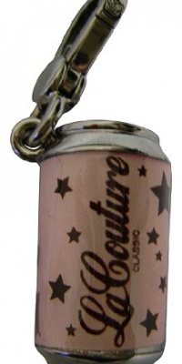 Juicy Couture Can of Couture Silver Pink Charm Juicy Couture Can of Couture Silver Pink Charm