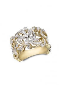 Effy Jewlery Moderna 14K Yellow Gold Diamond Ring, .42 TCW Ring size 7 Effy Jewlery Moderna 14K Yellow Gold Diamond Ring, .42 TCW Ring size 7